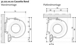 cassette afmeting rolgordijn