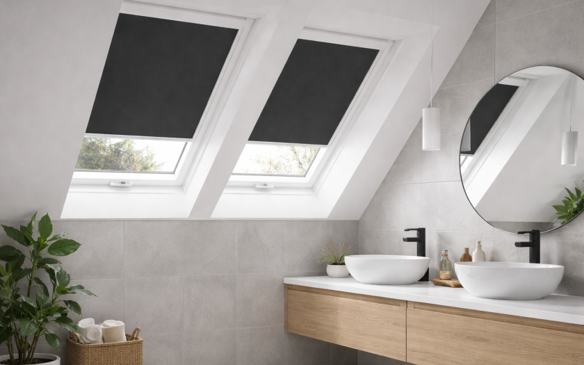 zolderraam raamdecoratie